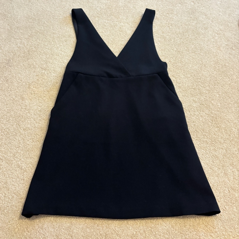 H&M Black Pinnafore Dress